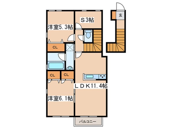 Ｐｅｒｓｉｍｍｏｎの物件間取画像